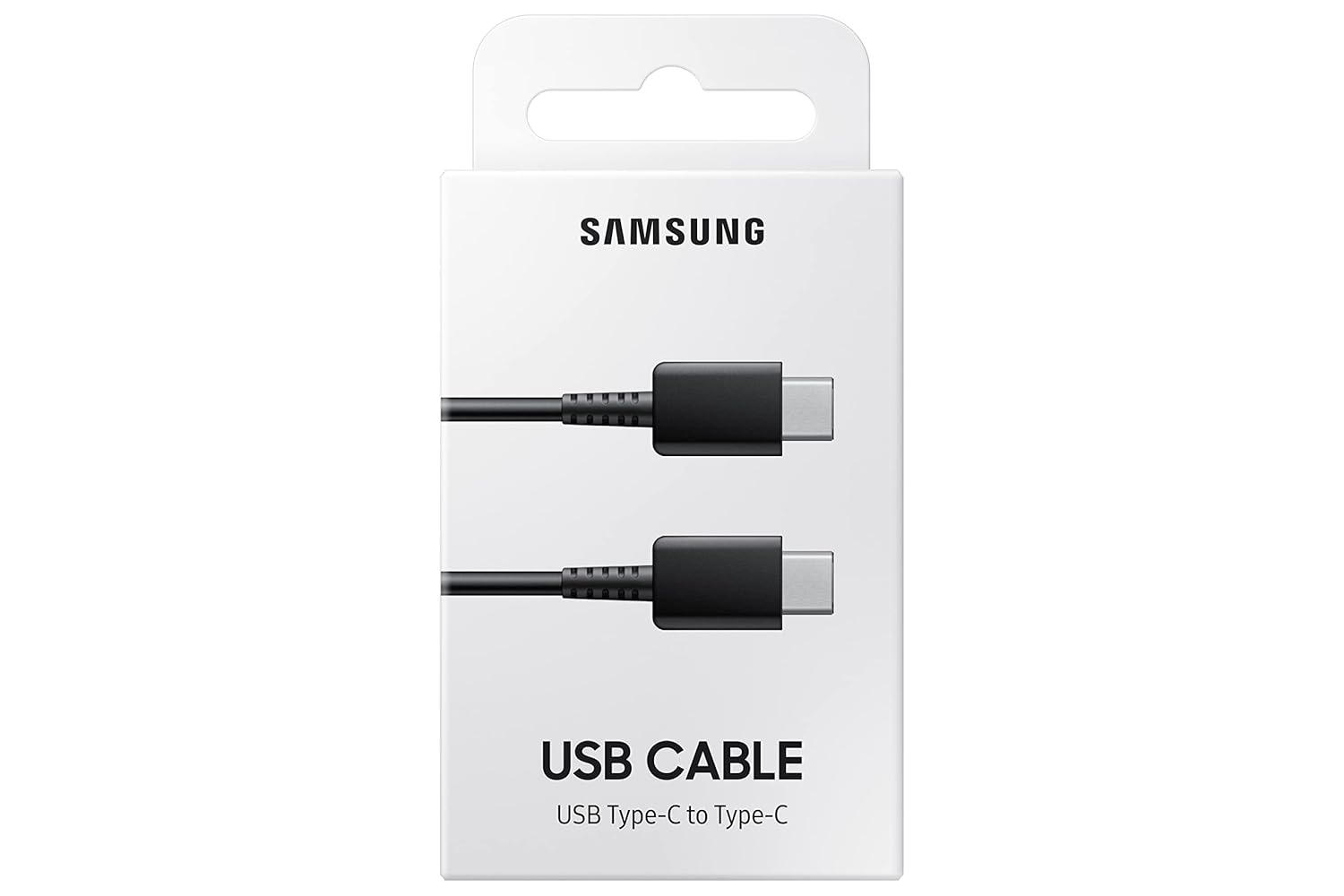 Samsung Original Type C to C Cable - (1 Meter), Black