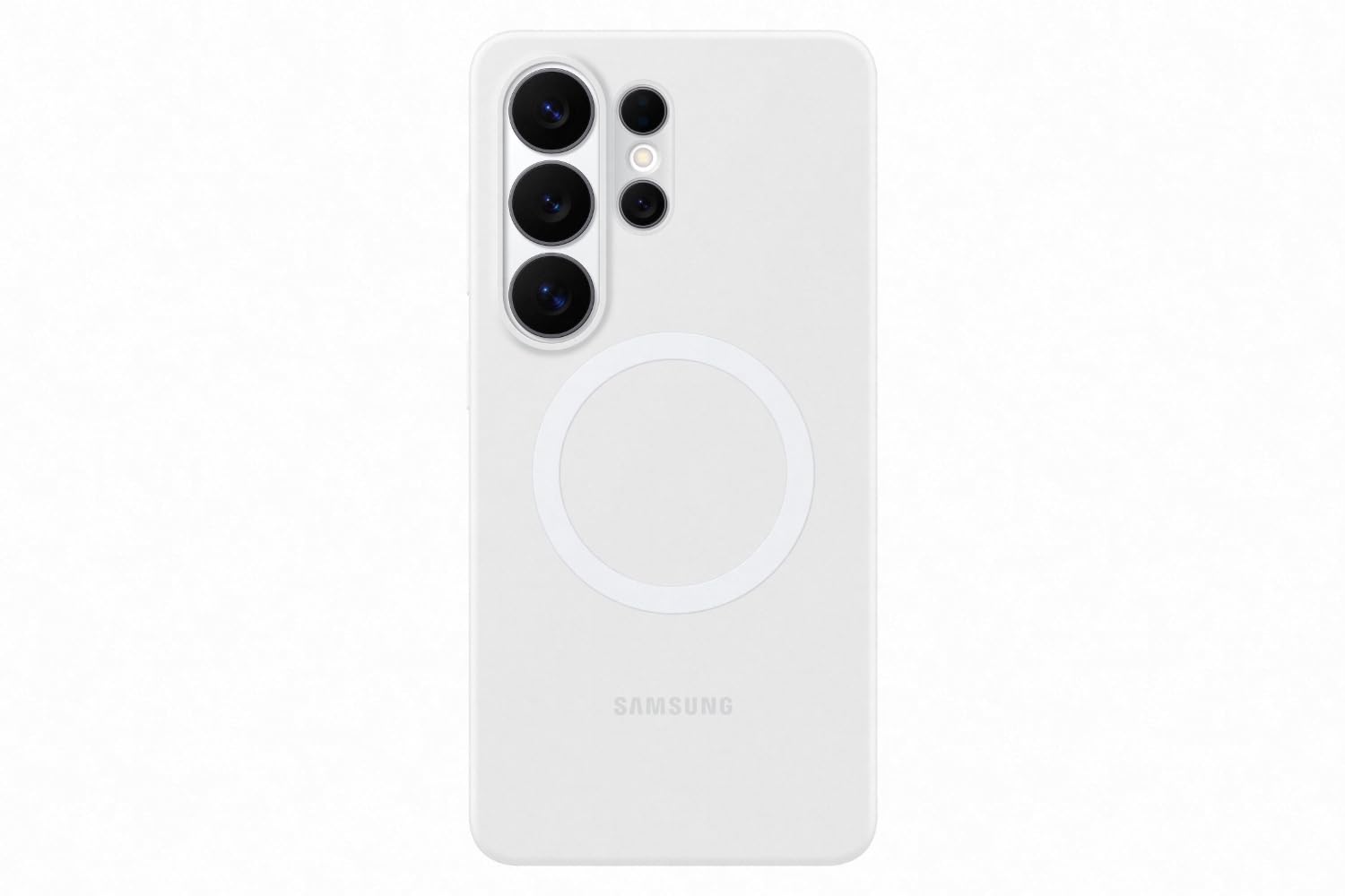 Samsung Galaxy S26 Ultra Silicone Magnet Case, White
