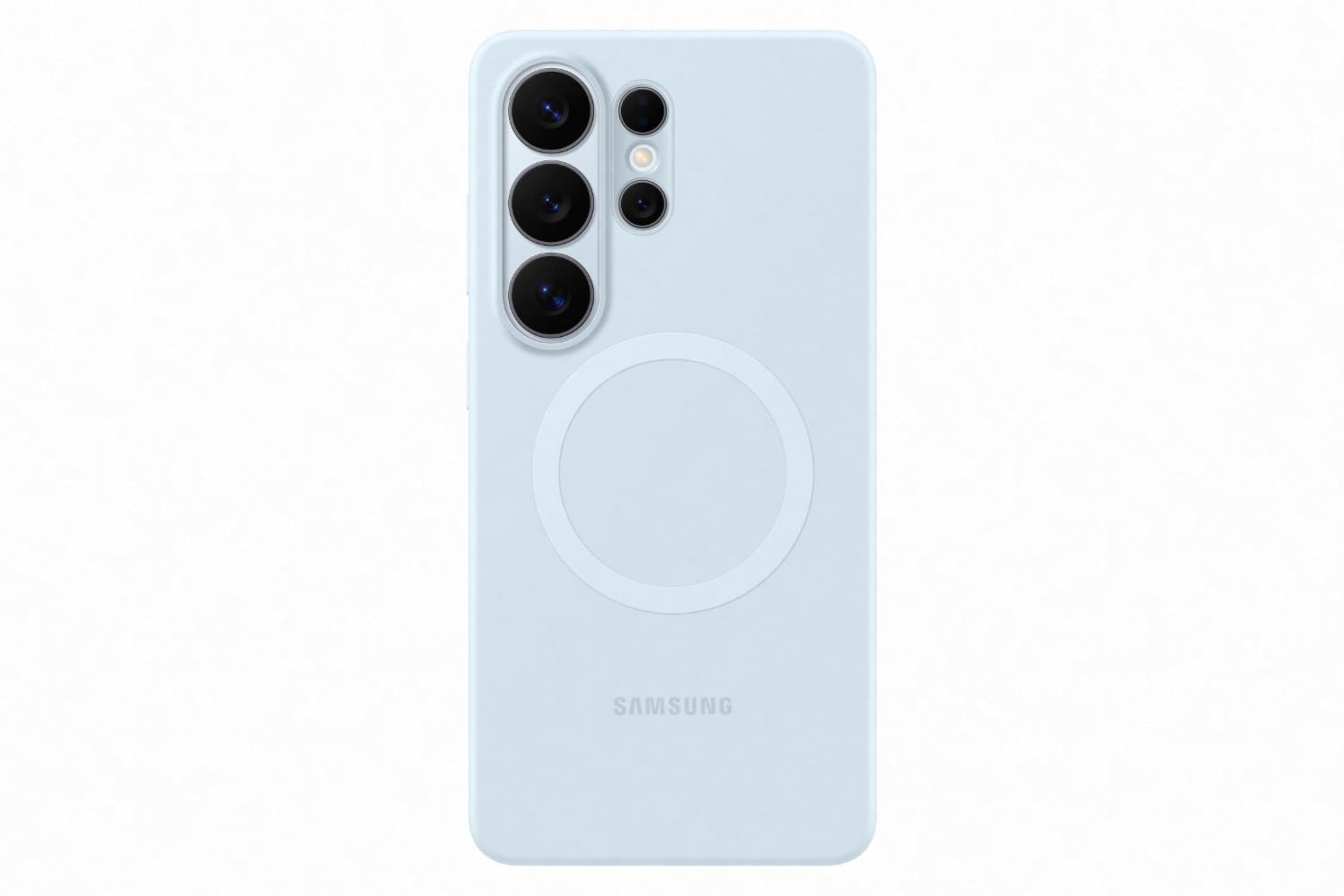 Samsung Galaxy S26 Ultra Silicone Magnet Case, Light Blue