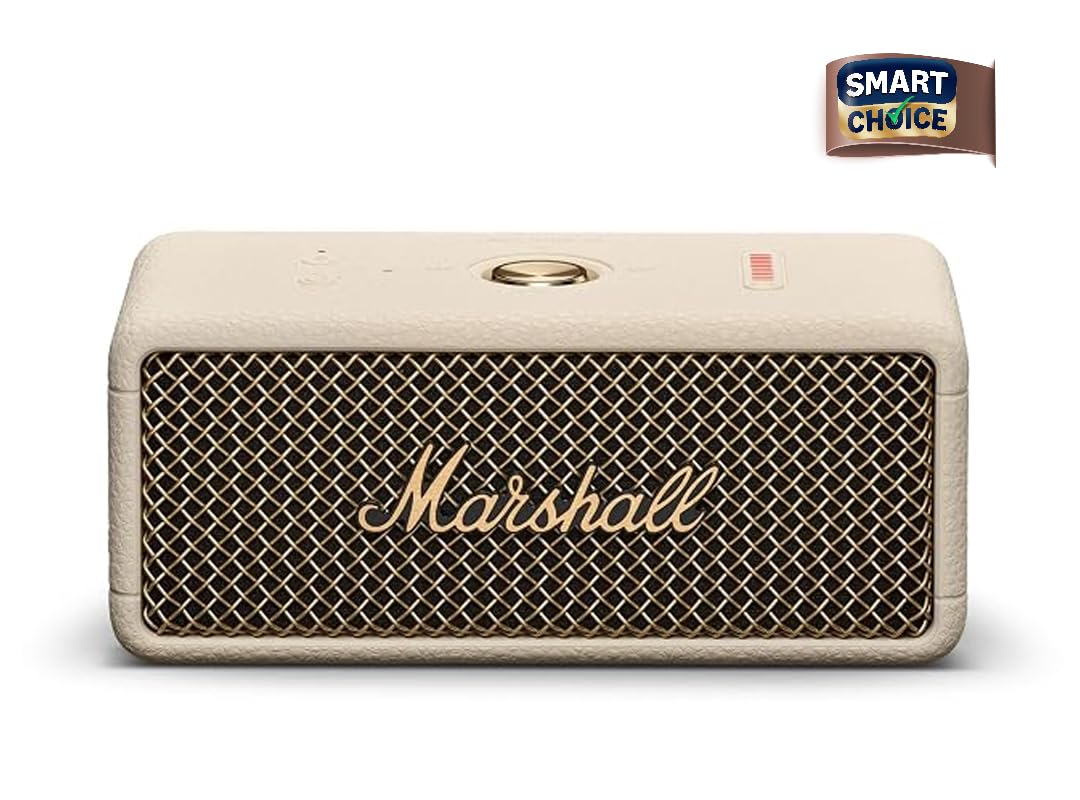 Marshall Smartchoice Emberton III Compact Portable Bluetooth Speaker (Cream)