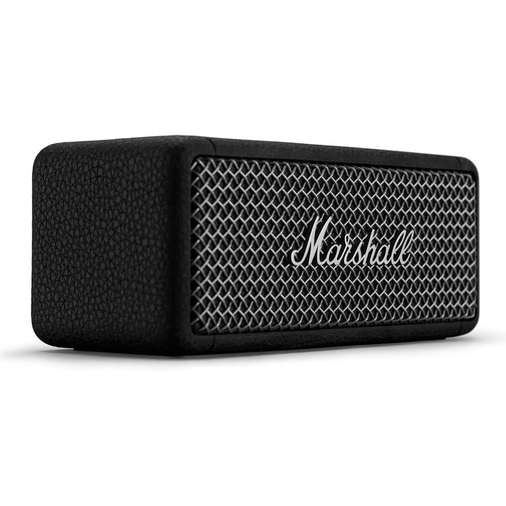 Marshall Smartchoice Emberton III Compact Portable Bluetooth Speaker (Black & Silver)