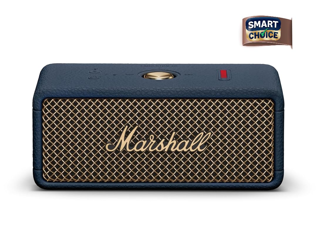 Marshall Smartchoice Emberton III Compact Portable Bluetooth Speaker (Midnight Blue)