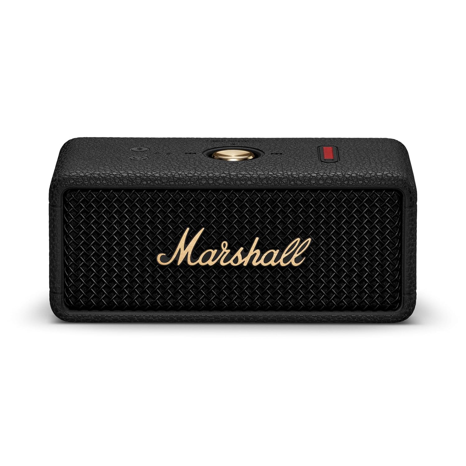 Marshall Smartchoice Emberton III Compact Portable Bluetooth Speaker (Black & Brass)