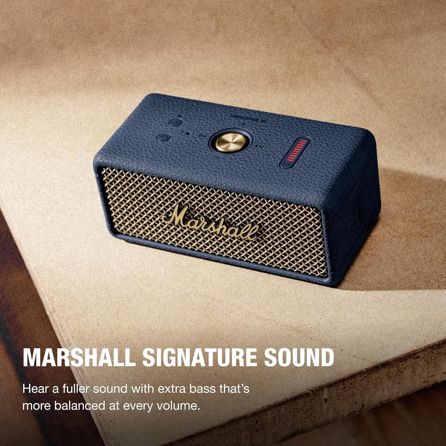 Marshall Smartchoice Emberton III Compact Portable Bluetooth Speaker (Midnight Blue)