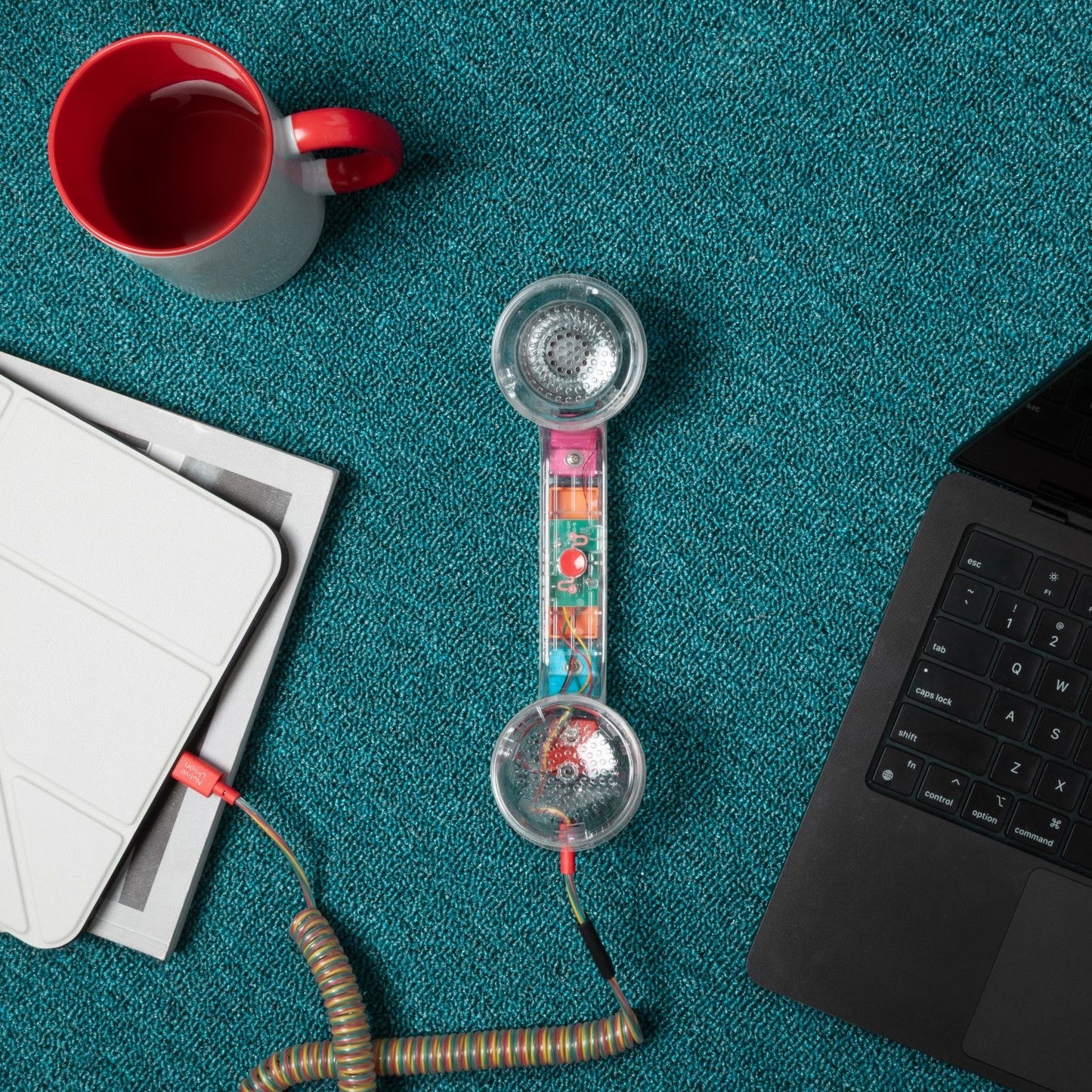Native Union POP Phone – Retro Telephone Handset with Mic & Speaker, USB-C for iPhone, iPad, Laptop, Tablet