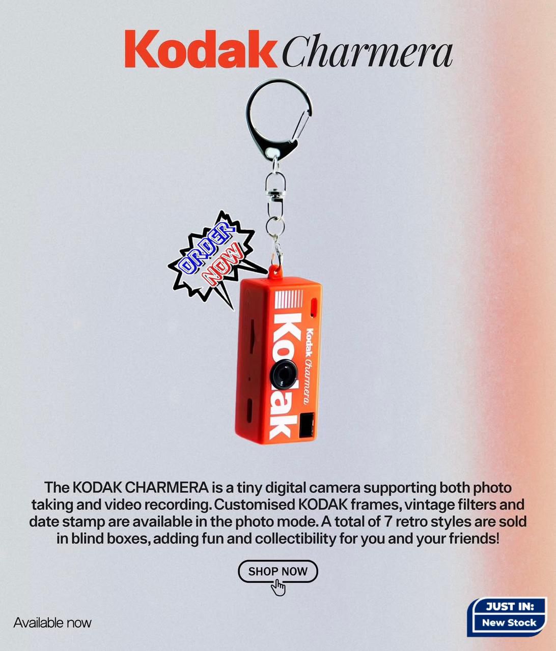 Kodak Charmera Digital Camera Keychain Single Blind Box